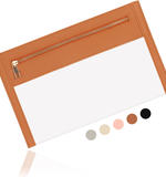 Leather Makeup Bag with Clear Windows 1