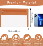 Leather Makeup Bag with Clear Windows 3