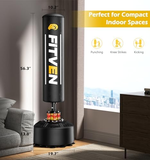 FITVEN Punching Bag and Gloves 7